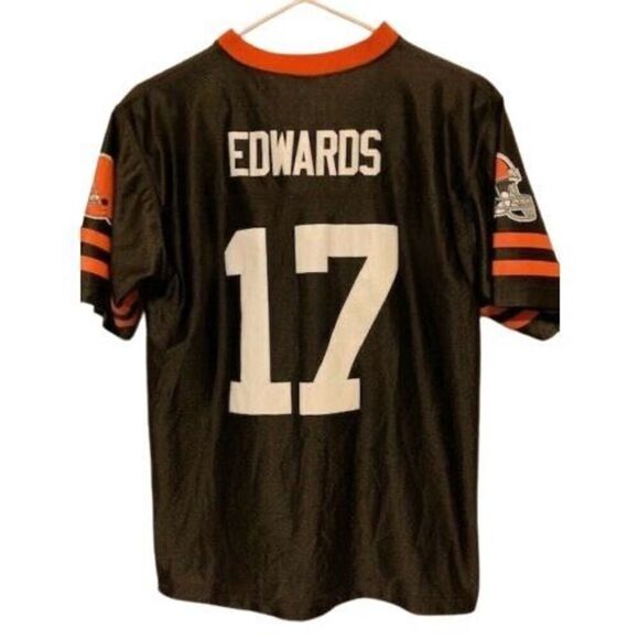 CLEVELAND BROWNS BRAYLON EDWARDS SIZE YOUTH LARGE 14-16 JERSEY - Picture 1 of 3